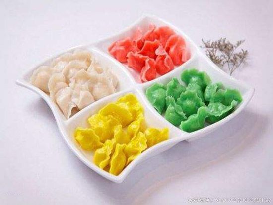 彩色水餃